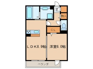 エポラール東別院の物件間取画像